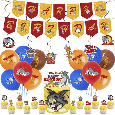 tom and jerry balloons|tom and jerry birthday decorations.